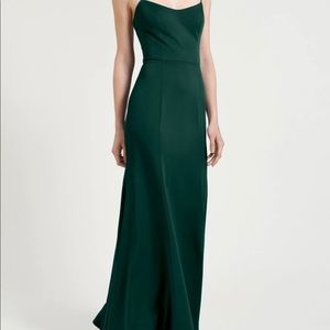 Jenny Yoo Aniston Dress, Size 12, Emerald